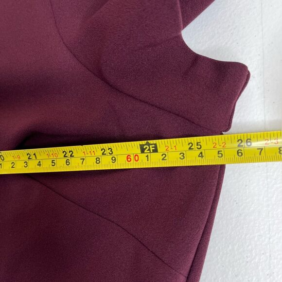 New The Limited Wine Tasting Split Neck Short Sleeve Sheath Dress Women Size 20W - Picture 10 of 13